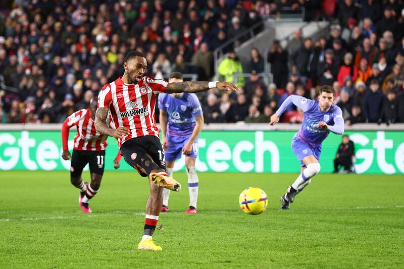 3) Ivan Toney (Brentford) 13 goals in 19 games. Goals per 90: 0.69. Mins per goal: 131. Getty