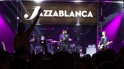 Fans enjoy Aloe Blacc's performance. Photo: Sife El Amine / Jazzablanca