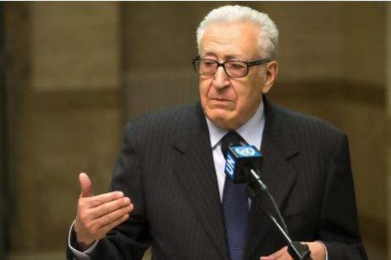 Rebels struck a blow against the Assad regime on Friday but the UN-Arab League envoy to Syria, Lakhdar Brahimi, said that there had been no further progress on the diplomatic front. Salvatore Di Nolfi / EPA