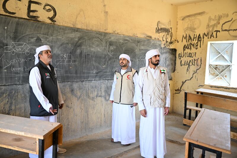 The UAE is renovating schools in Amdjarass, Chad. All photos: Wam