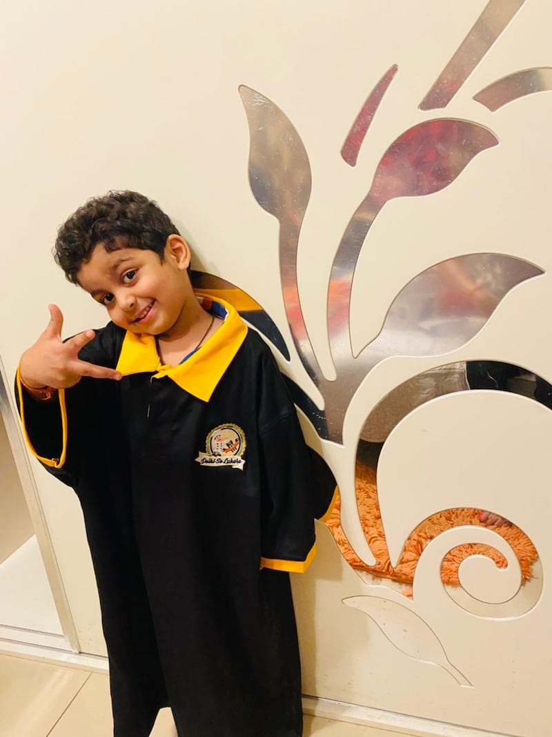 Aarev Shetty was made a school ambassador just weeks after starting out at Gems Legacy School in Dubai.