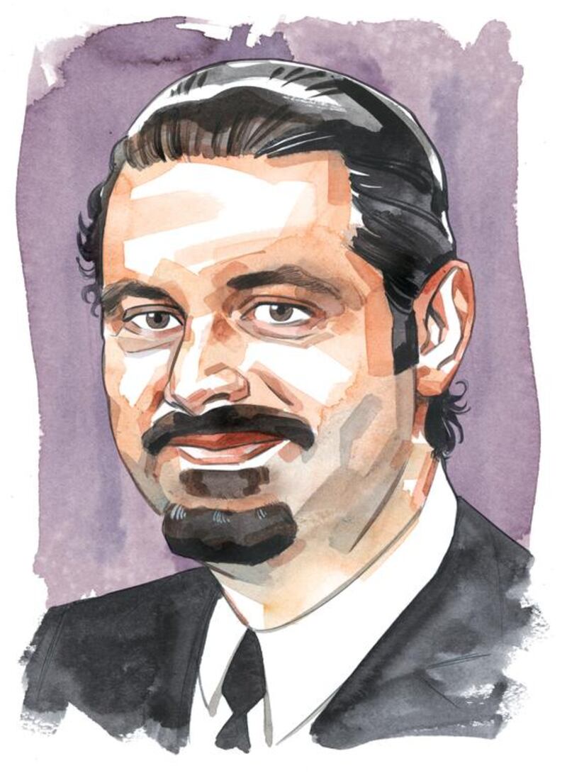 Saad Hariri. Illustration by Kagan Mcleod 