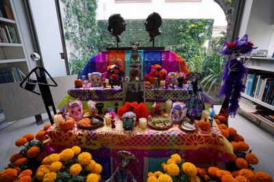 Day of the Dead, or Dia de Muertos, is celebrated with colourful altars, or ofrendas. AP Photo 
