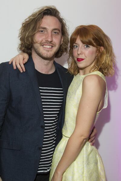 Mandatory Credit: Photo by Dan Wooller/REX/Shutterstock (4795875ae)
Seann Walsh and Rebecca Humphries (The PA)
'Temple' play afterparty, London, Britain - 27 May 2015