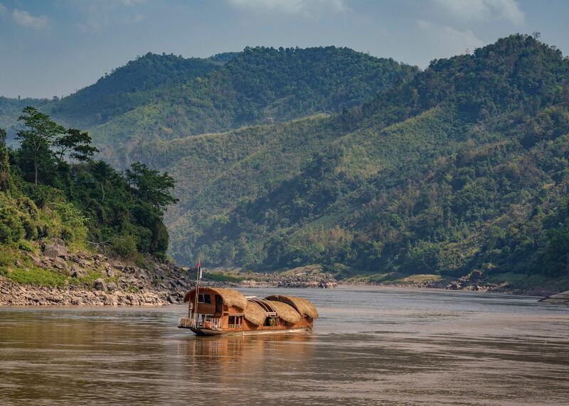 The Mekong River is a short distance from the hotel. Mekong Kingdoms