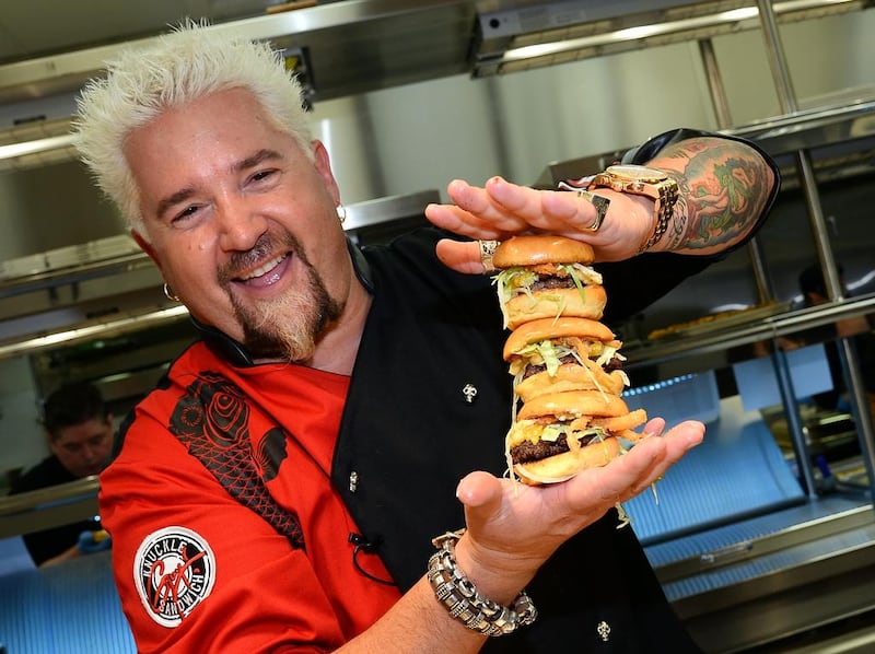 Reel Cinemas and celebrity chef Guy Fieri have teamed up for a cinema in Jebel Ali Recreation Club. Ethan Miller / Getty Images for Caesars Entertainment / AFP
