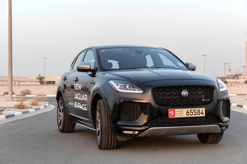 DUBAI, UNITED ARAB EMIRATES. 28 MAY 2018. The new Jaguar E-Pace for Motoring. (Photo: Antonie Robertson/The National) Journalist: Adam Workman. Section: Motoring.