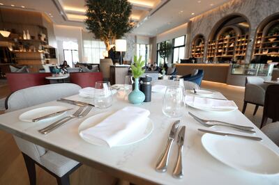 Ewaan is one of three restaurants at Palace Dubai Creek Harbour hotel. Chris Whiteoak / The National