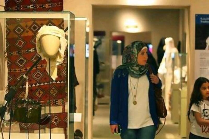 A 20-strong team of researchers, mainly Emirati women, took two years to assemble the collection on display at the newly reopened Heritage Museum in Sharjah. Pawan Singh / The National