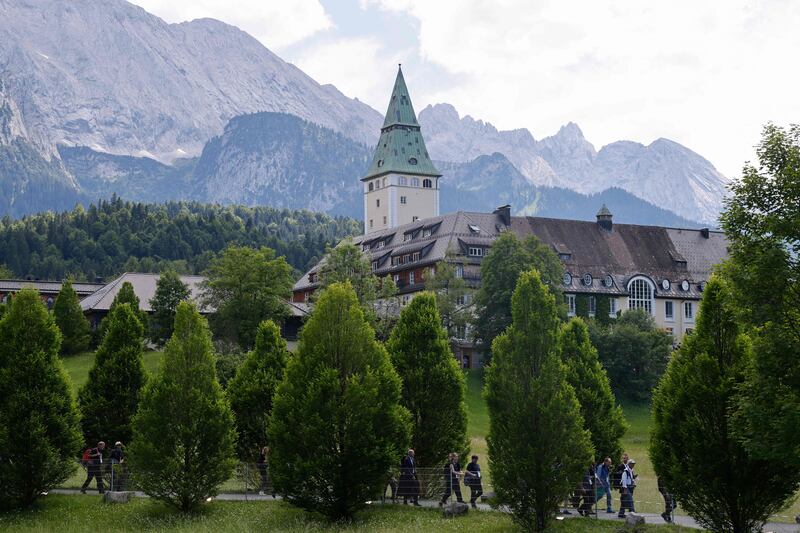 Elmau Castle in southern Germany, the venue for the G7 summit. AFP