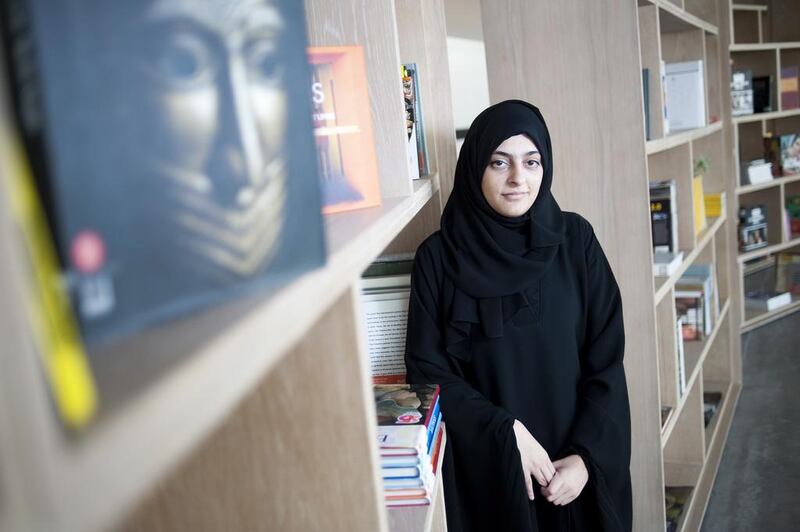 Fatma Al Bannai, the founder of the women’s writing group Untitled Chapters. Sarah Dea / The National