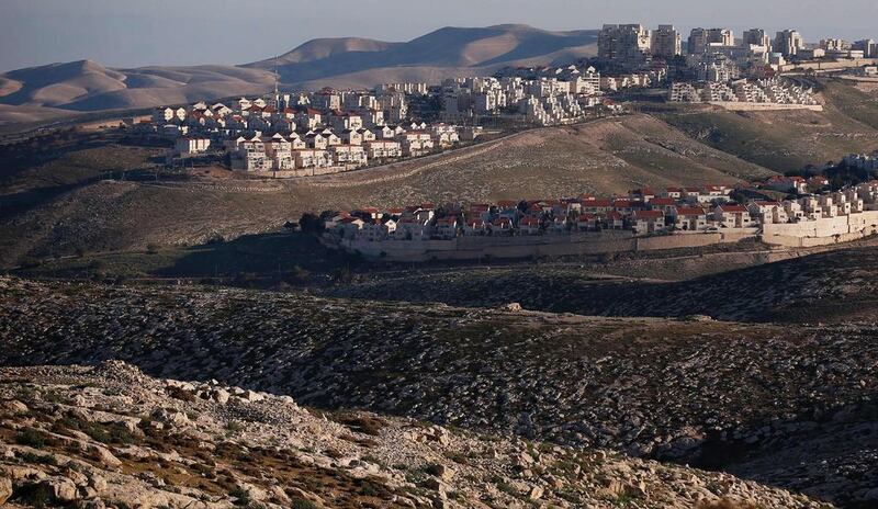 A view taken on February 3, 2017 of the Israeli settlement of Maale Adumim, east of Jerusalem, in the occupied West Bank. Ahmad Gharabli / AFP