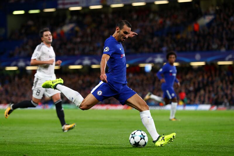 Davide Zappacosta scores Chelsea's second goal. Clive Rose / Getty Images