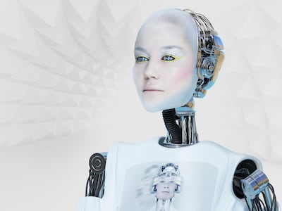 Ezra Tuba unveiled its latest collection in a short film starring robots. Courtesy Ezra Tube