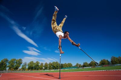 Tameru Zegeye - Fastest 100m On Crutches
Guinness World Records 2014
Photo Credit: Richard Bradbury/Guinness World Records