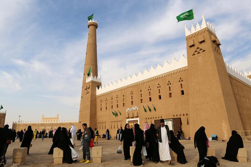 Locals gather for Janadriyah Cultural Festival on the outskirts of Riyadh, Saudi Arabia.  REUTERS