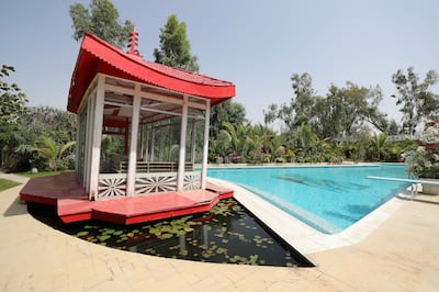 Chinese looking house in Al Bada'a, Dubai. Chris Whiteoak / The National