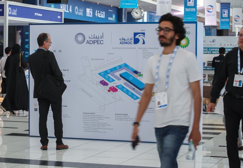 ADIPEC day 2. Victor Besa / The National