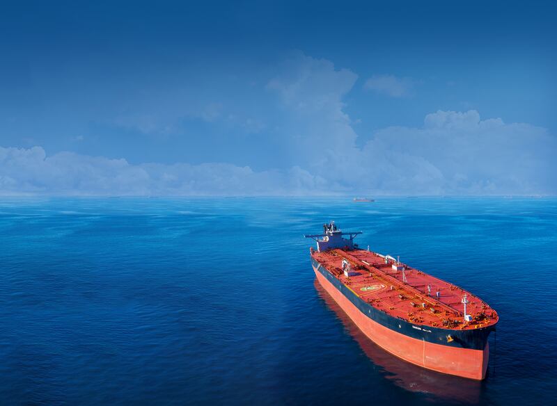 VLCC photographed by Franz GERDL, Austria. Courtesy Adnoc