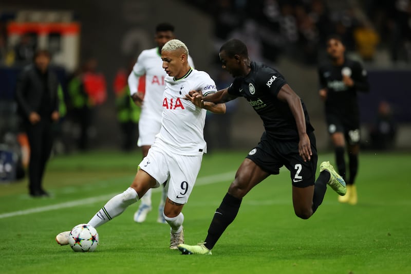 Evan Ndicka 7 - Looked comfortable against Premier League opposition, making a crucial block to deny Harry Kane from opening the scoring. An impressive display from the 23-year-old who demonstrated his physicality and pace. Getty Images