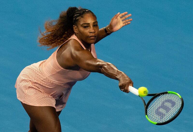 Serena Williams of the USA in action. EPA