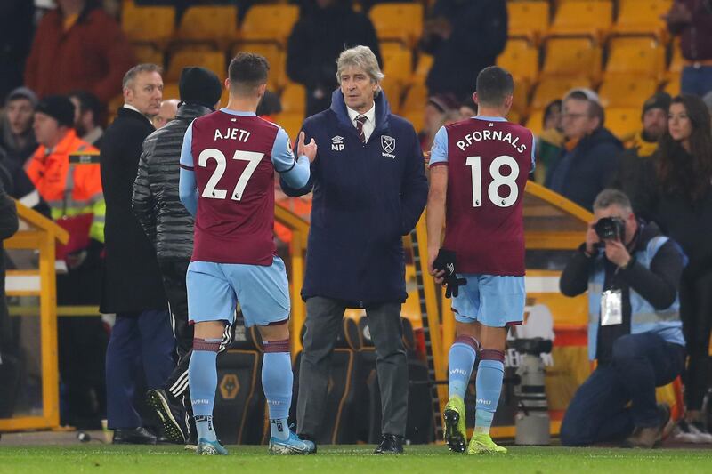 West Ham v Arsenal, Monday, midnight: Manuel Pellegrini's side have only managed one win in their past nine league games. The manager must be relieved that the focus is on those in charge of bigger clubs, or he might be under more pressure himself. He goes up against a temporary boss in Freddie Ljungberg here, and a big defeat could spell trouble. 
PREDICTION: West Ham 1 Arsenal 1 Getty