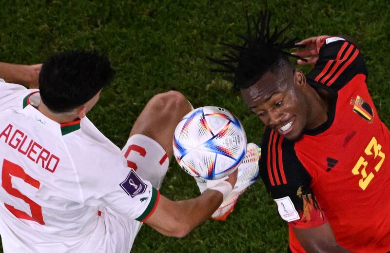 Michy Batshuayi 4 – Had a good early chance and, after timing his run to perfection, forced Munir into a save following good work from Thorgan Hazard. For a target man, though, he didn’t keep the ball enough, and strayed offside too many times. AFP