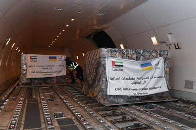 Household generators are part of the assistance sent by the UAE for Ukrainian civilians affected by the ongoing war. Wam
