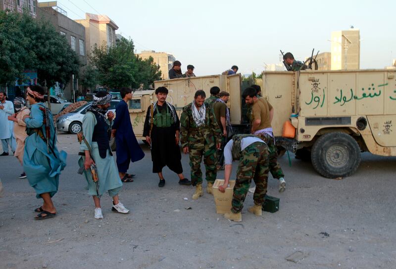 Locals in Herat are becoming increasingly worried about the prospect of war. AP