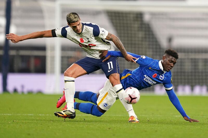 Yves Bissouma, 6 – He couldn’t clear the ball, and it was from his failed clearance that Spurs won the penalty that gave the home side the lead. After that, Bissouma didn’t stop running. AP