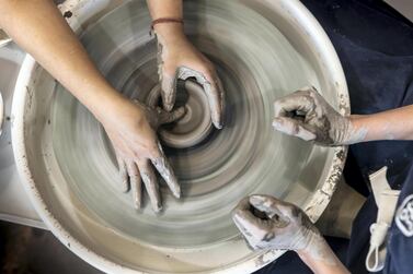 A growing trend in pottery making has been seen in more studios opening around the city. Antonie Robertson / The National