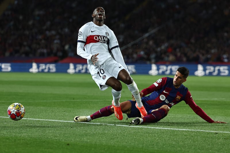 Full-back on loan from Manchester City had looked solid down left until Dembele found space in box in front of him to level scores. Stupid tackle from behind on same player gifted penalty to PSG. AFP