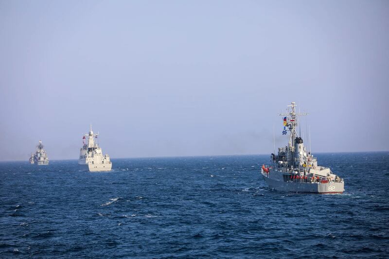  A total of 20 ships participated in the drill.