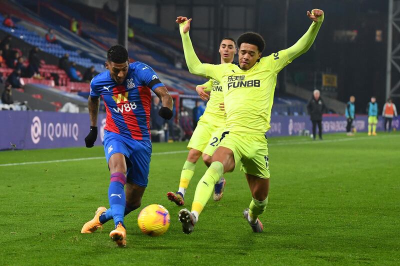 Left-back: Jamal Lewis (Newcastle) – Part of a defence that kept Crystal Palace quiet before Callum Wilson and Joelinton’s late goals secured an away win. Getty Images