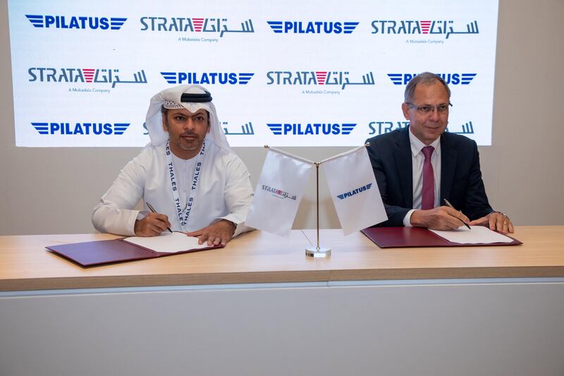 Strata has won a new work package from Swiss plane maker Pilatus Aircraft. Photo: Strata