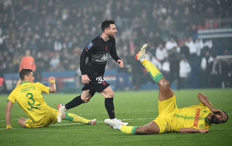 Lionel Messi in action. AFP