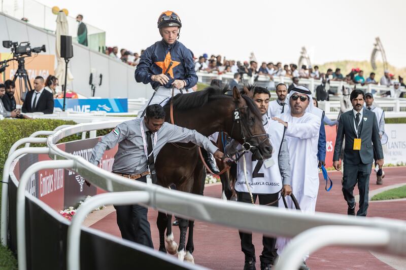 The Kahayla was the first race of the day. Antonie Robertson/The National