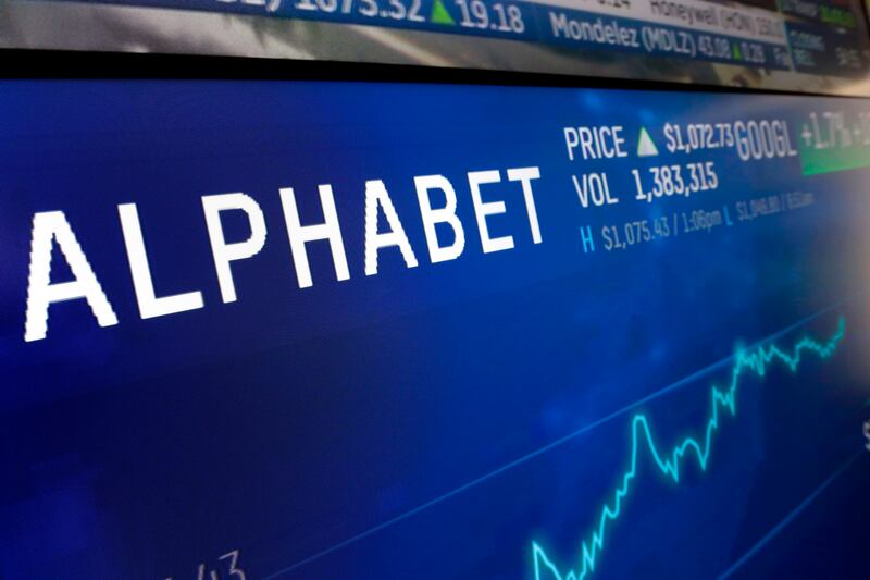Alphabet has cash and short-term marketable securities of about $118 billion, more than any other company in the Nasdaq 100 Stock Index aside from Apple’s total of about $167 billion. AP