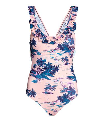 A printed one-piece from H&M. Courtesy H&M