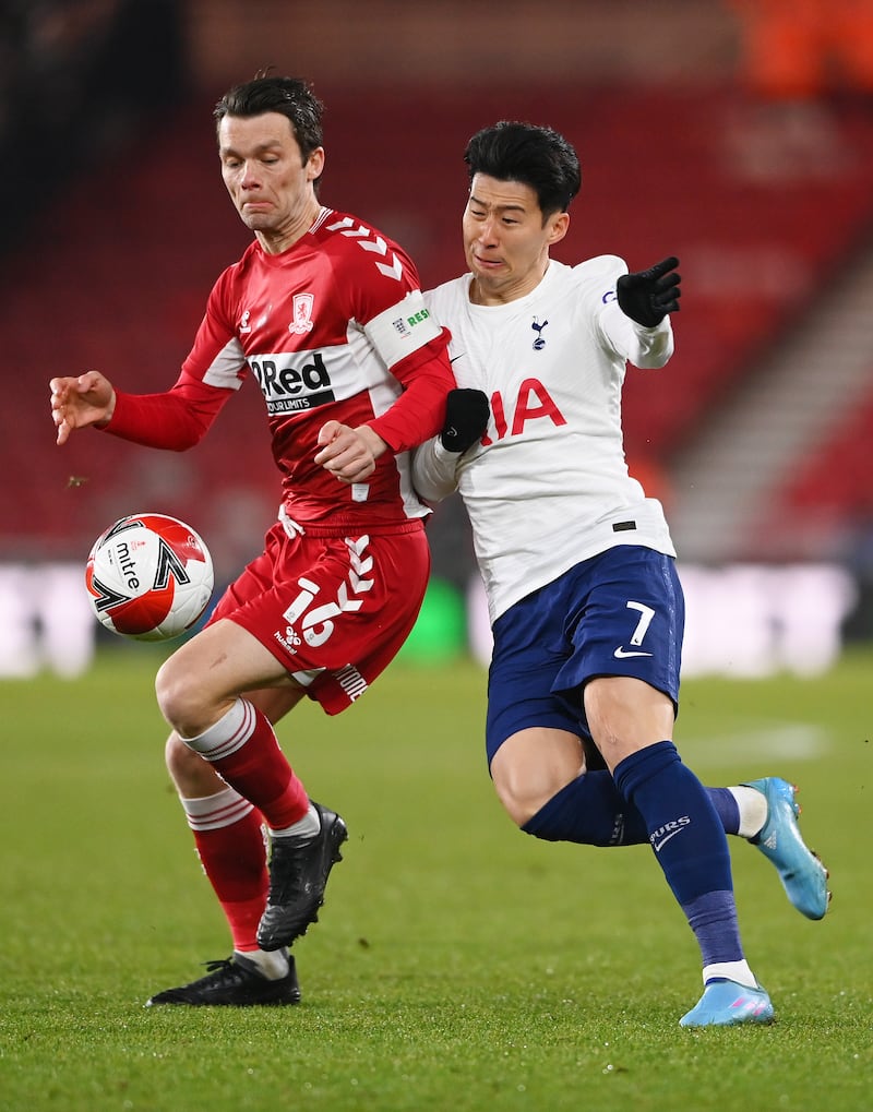 Son Heung-min – 4. Having been kept out of the game for large parts and lacking in quality, the South Korean could have won it at the death with a header at Lumley’s near post. Getty