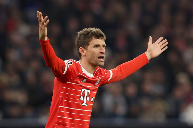 Thomas Muller (Jamal Musiala 71') – NR. Came on to make his 666th appearance for the club, but couldn’t do anything to help his team progress to the next round. Getty 