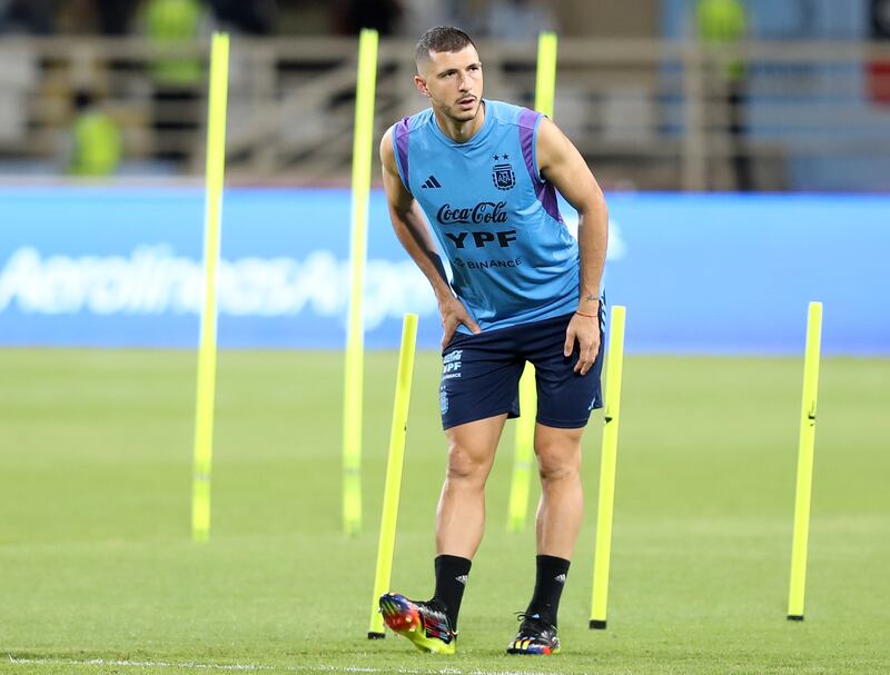 Argentina midfielder Guido Rodriguez. 