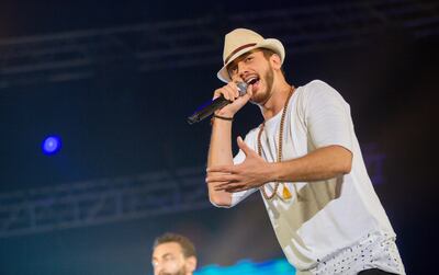 Caption: Saad Lamjarred performs at the 2016 Mawazine Festival in Rabat, Morocco.

Courtesy: Wahid Tajani
 *** Local Caption ***  Blog - Mawazine 2016_ Saad Lamjarred.jpg