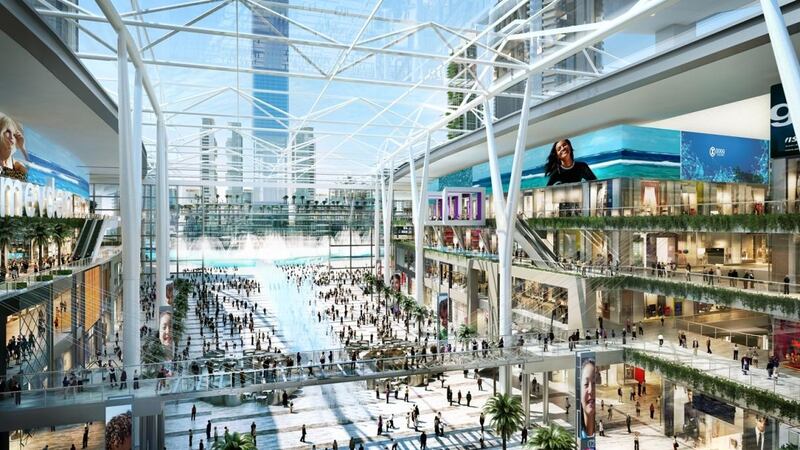 Dubai, UAE, 15 March 2017 Ð His Highness Sheikh Mohammed bin Rashid Al Maktoum, Vice President and Prime Minister of the UAE and Ruler of Dubai, has officially launched the groundbreaking of the new Meydan One Mall development. Courtesy The Meydan Group
 *** Local Caption ***  on16mr-meydan-03.jpg