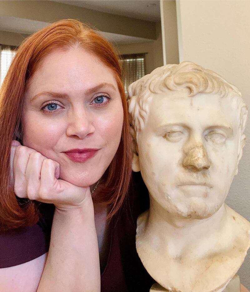 Laura Young said that she knew the bust was special when she found it. Photo: Laura Young