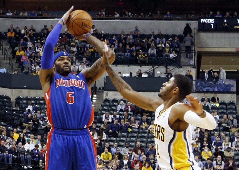 Detroit's Josh Smith scored 30 in their victory over the Pacers on Monday. Brian Spurlock / USA Today Sports