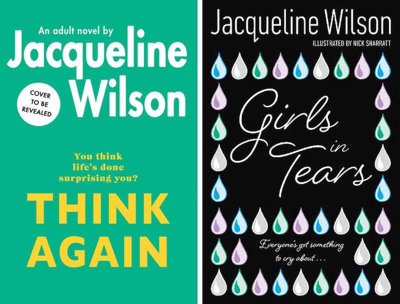 Twenty-two years after the most recent book in the young adult series Girls, author Jacqueline Wilson is following up with Think Again in September. Photos: Pengiun; Random House