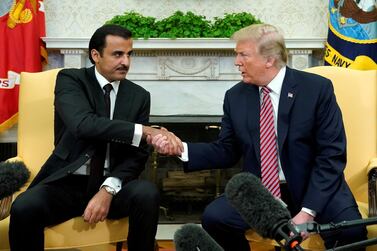Qatar spent millions on lobbying in the US before Sheikh Tamim bin Hamad Al Thani met President Donald Trump in April. Reuters