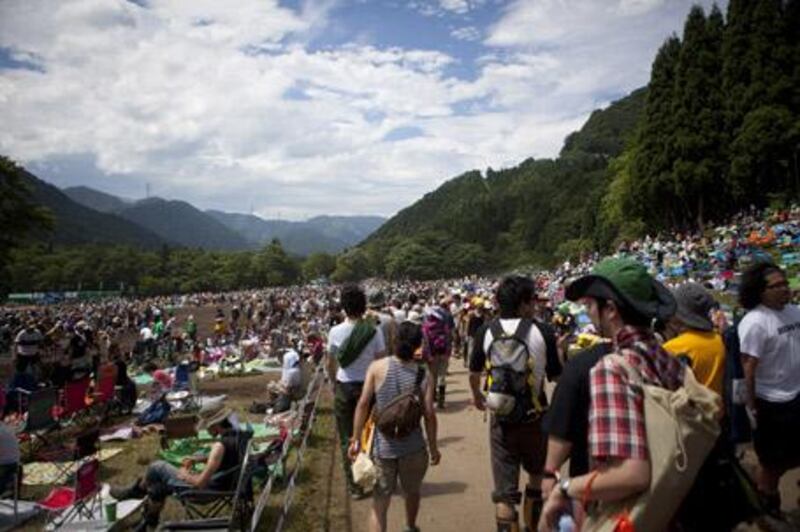 The environment has been the focus of the Fuji Rock Festival since its inception 13 years ago, when a typhoon swept through the valley and cancelled the event.