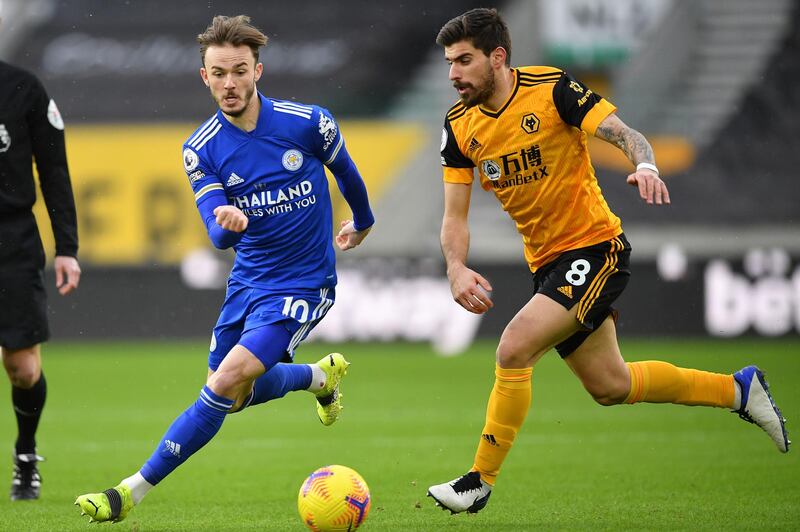 Ruben Neves – 6. Wasted a number of shooting chances, including Wolves’ first when he blazed over when well placed from a corner. AP